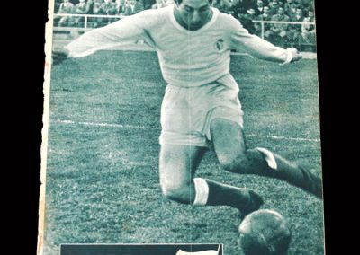 Real Madrid Magazine March 1955 (England v Italy Youth Cup & Euro Cup with Chelsea)