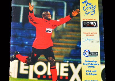 Man Utd v Wimbledon 03.02.1996 (Return to Selhurst Park)