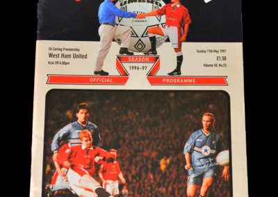 Man Utd v West Ham 11.05.1997 (Final game)