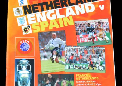 France v Netherlands 22.06.1996 | England v Spain 22.06.1996