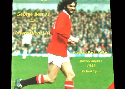 George Best 11 v International 11 08.08.1988 - Best Testimonial
