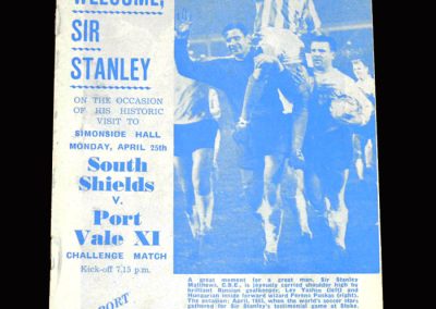 South Shields v Port Vale 25.04.1966