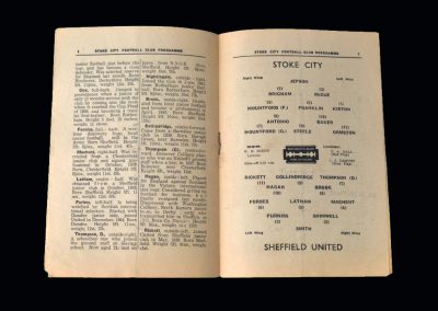 Stoke v Sheff Utd 05.10.1946