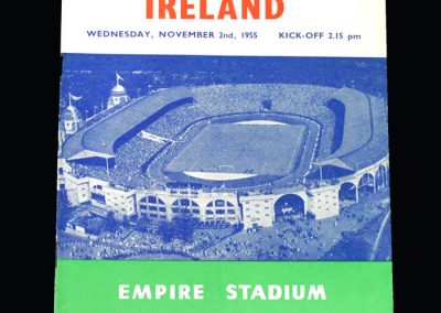 England v Northern Ireland 02.11.1955