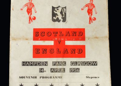 Scotland v England 14.04.1956 (Pirate)