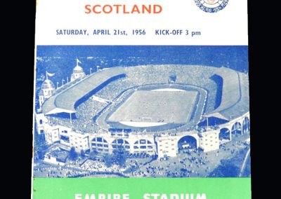 England Schools v Scotland Schools 21.04.1956
