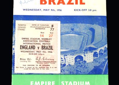 England v Brazil 09.05.1956