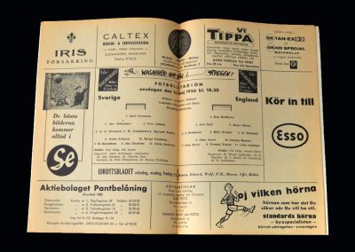 England v Sweden 16.05.1956