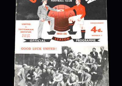 Man Utd v Spurs 24.08.1955