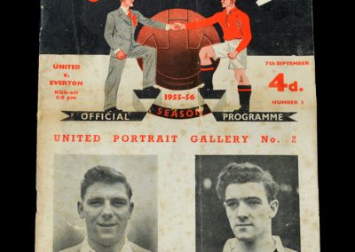 Man Utd v Everton 07.09.1955