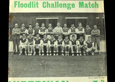 Man Utd v Hibs 19.09.1955 - Friendly