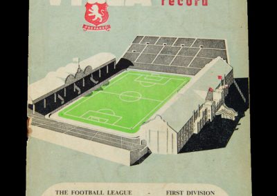 Man Utd v Aston Villa 15.10.1955