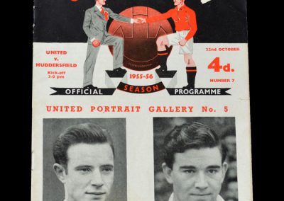 Man Utd v Huddersfield 22.10.1955