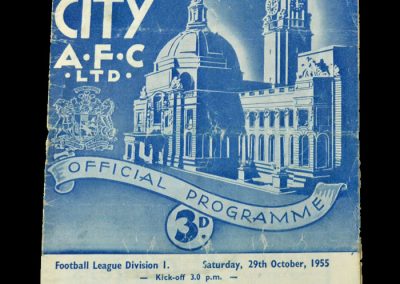Man Utd v Cardiff 29.10.1955