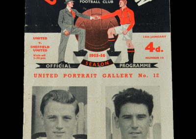 Man Utd v Sheff Utd 14.01.1956