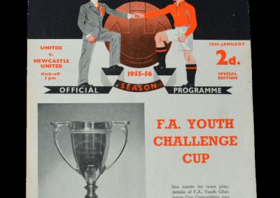 Man Utd Youth v Newcastle Youth 28.01.1956
