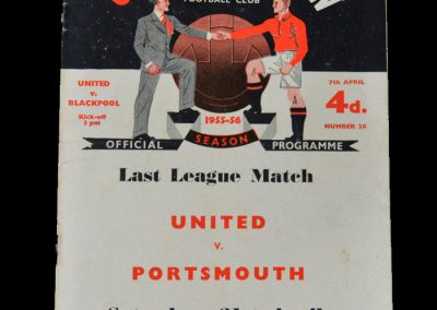 Man Utd v Blackpool 07.04.1956