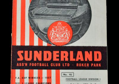 Man Utd v Sunderland 14.04.1956