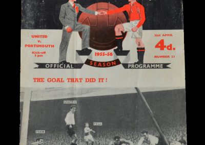 Man Utd v Portsmouth 21.04.1956
