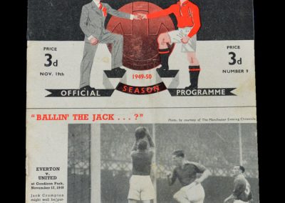 Man Utd v Middlesbrough 19.11.1949
