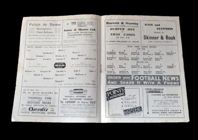 Notts County v Port Vale 13.11.1948