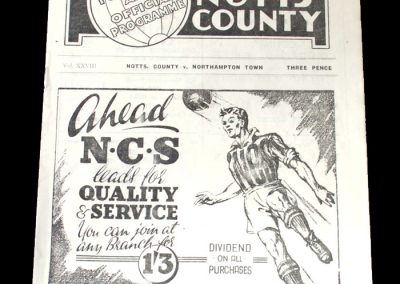 Notts County v Northampton 27.12.1948