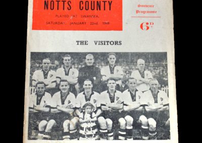 Notts County v Swansea 22.01.1949