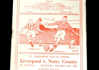 Notts County v Liverpool 29.01.1949 - FA Cup 4th Round