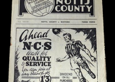 Notts County v Watford 26.02.1949