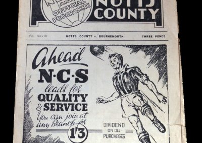 Notts County v Bournemouth 18.04.1949