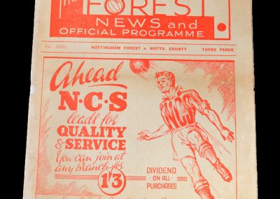 Notts County v Notts Forest 03.12.1949