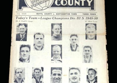 Notts County v Northampton 27.04.1950