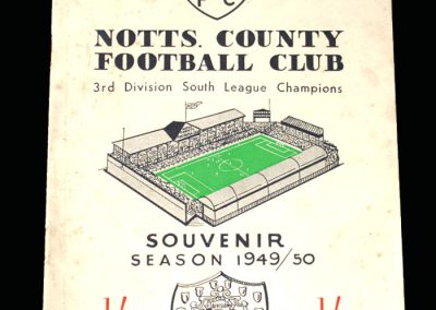 Notts County 1949/50 Champions Souvenir