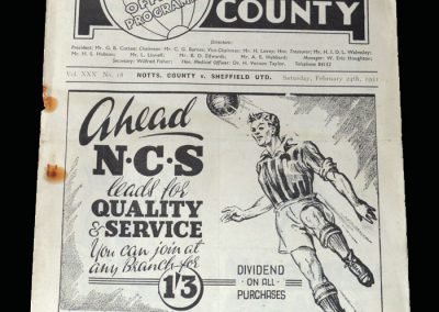 Notts County v Sheff Utd 24.02.1951