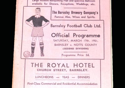 Notts County v Barnsley 17.03.1951
