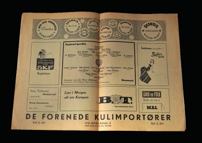 England v Denmark 26.09.1948 (Lawtons last game although nobody knew it)