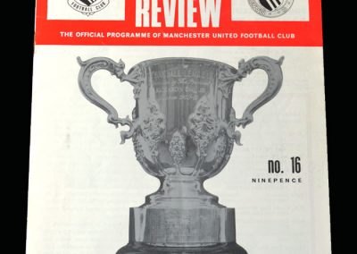 Man Utd v Man City 17.12.1969 - League Cup Semi Final 2nd Leg