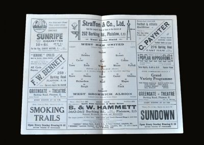 West Ham v West Brom 06.03.1926