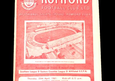 Romford v Spurs A 20.04.1961