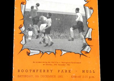 Hull v Doncaster 08.12.1951