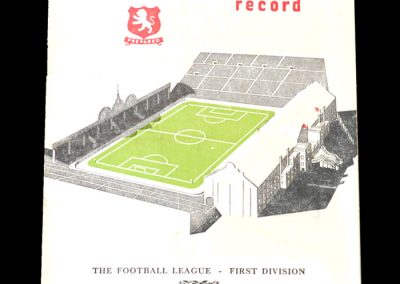 Aston Villa v Blackpool 19.01.1952