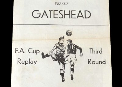 Gateshead v Ipswich 21.01.1952 - FA Cup 3rd Round 2nd Replay (Pirate)