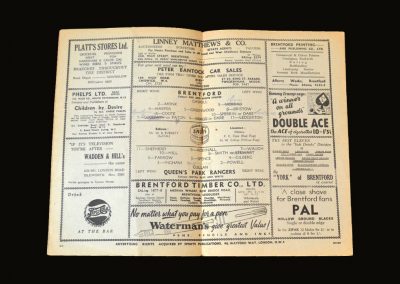 Brentford v QPR 09.02.1952 (passing of George VI)