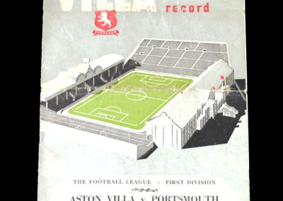 Aston Villa v Portsmouth 09.02.1952