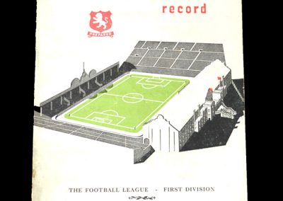 Aston Villa v Burnley 22.03.1952