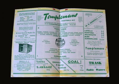 Yeovil v Sunderland 29.01.2009 (60th Anniversary - Match postponed)