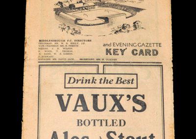 Middlesbrough v Charlton 25.09.1948