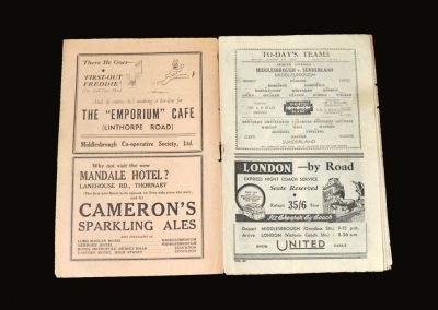 Middlesbrough v Sunderland 27.12.1948