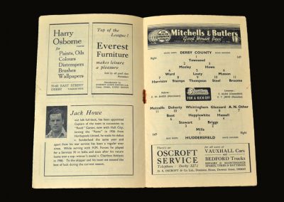 Derby v Huddersfield 25.08.1948