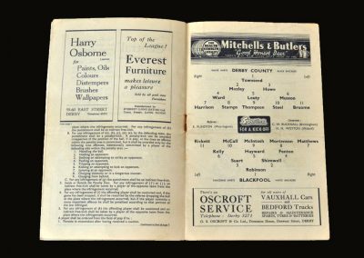 Derby v Blackpool 15.09.1948